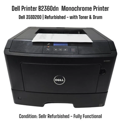 戴尔 B2360dn 工作组激光打印机 | 35SD200 | 双面 | 网络 | USB | 碳粉 — 第 1/4 张图片