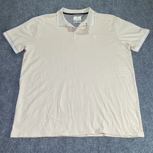 Scott James Herren Poloshirt XL Beige Hellbraun Kurzarm Freizeit Stretch Komfort - Bild 1 von 11