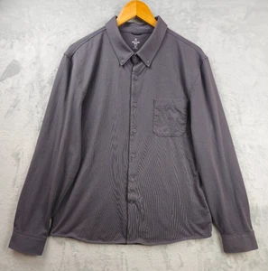Western Rise Shirt Mens XL Gray Cotton Blend Button Up - Picture 1 of 6