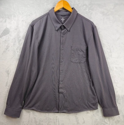Western Rise Shirt Mens XL Gray Cotton Blend Button Up - Image 1 of 4