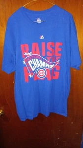 Chicago Cubs blau 2016 National League Champions T-Shirt Größe XL - Bild 1 von 3