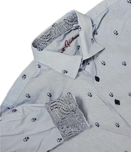 ROBERT GRAHAM YOUTH XL (18-20) DRESS SHIRT AOP SKULLS, STRIPED, STRETCH - Picture 1 of 10