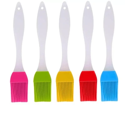 4x Silicone Basting Brush Pastry Baking BBQ Barbecue Oil Pastry Cooking Bakeware - Image 1 of 4