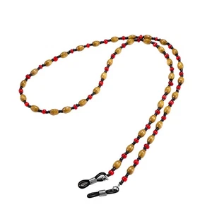  Umhängeband Bernstein Kristall Perlen Brillenbänder Halter Perlenketten - Bild 1 von 11