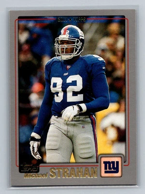 2001 Topps #112 Michael Strahan New York Giants - Image 1 of 2