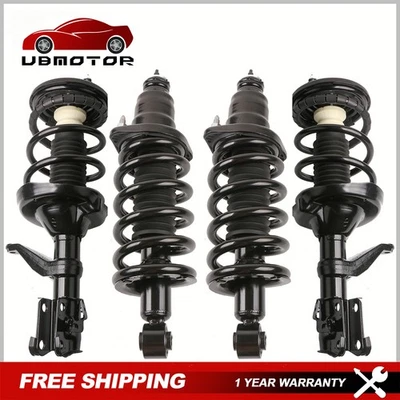 Set 4 Front+Rear Complete Shock Struts W/ Spring For 2003-2011 Honda Element SUV - Image 1 of 4