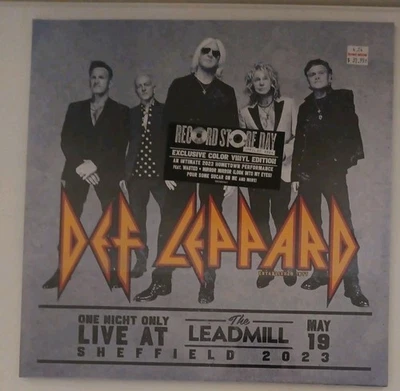 Def Leppard RSD 2024 Live At The Leadmill Silver 2xLP Vinyl Record Album - Imagem 1 de 4