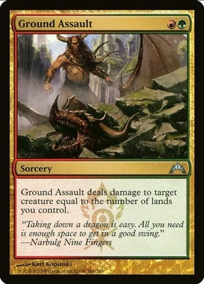 X 1 Gatecrash NM-M Ground Assault 168 MTG Magic the Gathering - Image 1 of 2