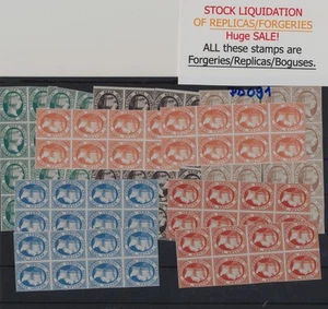 FORGERIES - Unsorted lot of forgeries - Spain , PD091 - Imagen 1 de 1