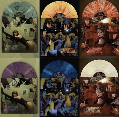 Taylor Swift Life Of A Showgirl Vinyl Bundle 6 Variants Set 1st & Only Pressing - Image 1 of 2