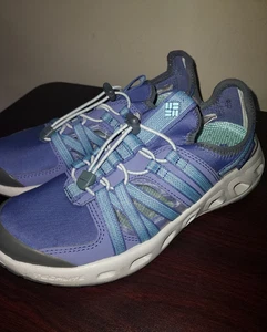 Columbia Damen Wasser Sneaker 8M Angeln Outdoor Schuhe Okolona Periwinkle Blau - Bild 1 von 14