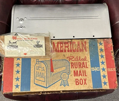 Buzón de colección 1972 Steel City MFG CO. NUEVO EN CAJA Foto 1 de 4