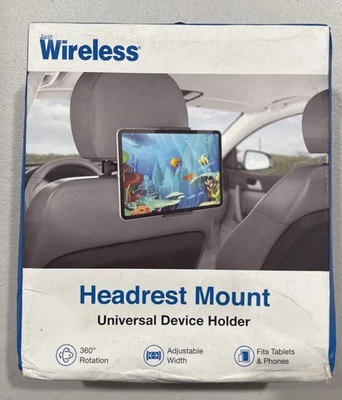 Soporte para tablet 360° asiento trasero coche montaje reposacabezas para teléfono iPad Samsung de 4,6-8,1" Foto 1 de 2