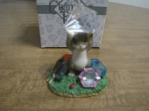 CHARMING TAILS YOU'RE A REAL GEM 2001 SIGNED FIGURINE - Picture 1 of 5