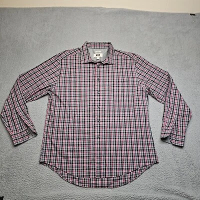 Рубашка мужская Joseph Abboud XXL клетчатая с длинным рукавом хлопковая рубашка на пуговицах - Изображение 1 из 4