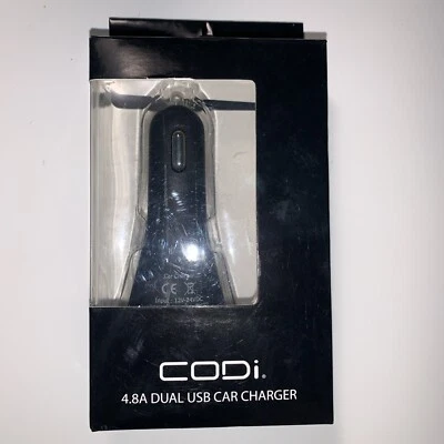 CODi 4.8A Doble USB Coche Encendedor Cargadores CL4 Foto 1 de 4