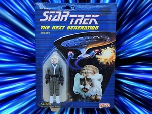 Vintage 1988 Galoob Star Trek Next Generation Alien Antican Action Figure MOC - Picture 1 of 5