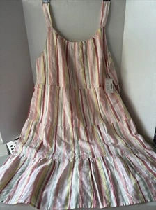 Gymboree Girls Mommy And Me Striped Tiered Dress -Fairytale Forest Size XL $75 - Picture 1 of 6