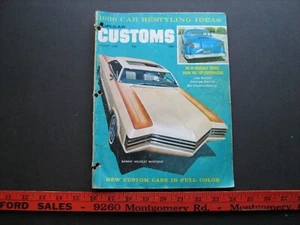 POPULAR CUSTOMS January 1966--full-color cars by George Barris, Joe Bailon, more - Picture 1 of 1