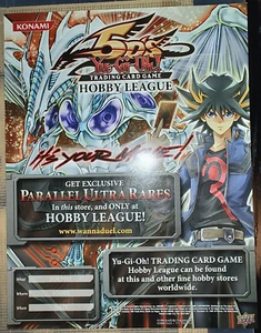 YuGiOh Hobby League 5D's Original advertisement flyer ad print 2008 Konami - Picture 1 of 1