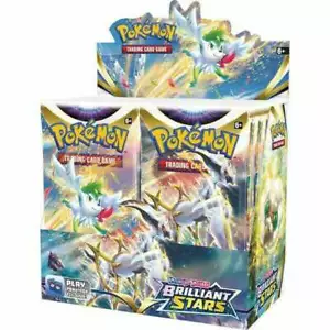 Pokemon TCG SWSH9 Brilliant Stars Booster Box SIGILLATO IN FABBRICA!! - Foto 1 di 1
