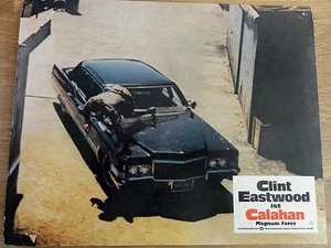Aushangbild* CALAHAN Dirty Harry II Clint Eastwood Auto 1973 - Foto 1 di 1
