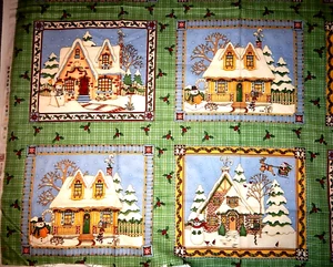 Panel Casa Navidad SSI Debbie Mumm 44" x 46" - Imagen 1 de 1