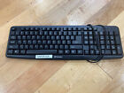 Verbatim 99201 Black Slimline Wired Corded Usb Pc Mac Keyboard Lot Of 10
