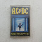 AC/DC Who Made Who 816504E Dolby HX Pro Cassette Tape