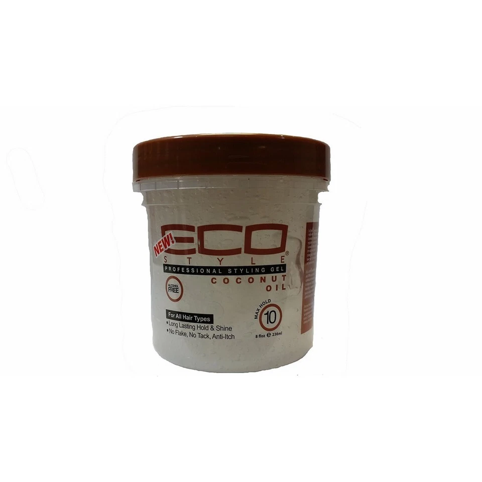 Eco Styler Professional Styling GEL Coconut Oil Max Hold 8 Oz