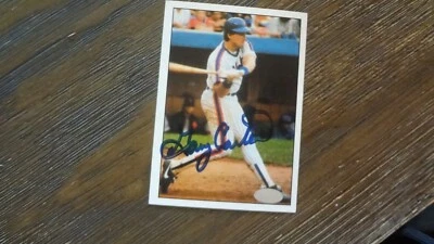 1986 TCMA GARY CARTER LIMITED EDITION PREMIUM AUTOGRAPHED  BASEBALL CARD - Image 1 of 3