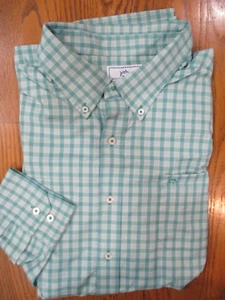 Southern Tide Intercoastal Shirt Mens XXL White Green Button Up Stretch L/S. B5 - Picture 1 of 3
