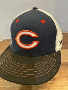 Casquette vintage CHICAGO BEARS Reebok RBX 7 5/8 bleu orange NFL rétro old school - Photo 1/9
