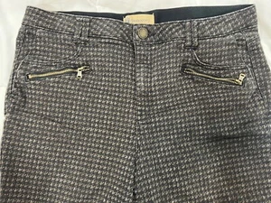 Democracy Pants Womens size 14 absolution Plaid Zip Pockets Slim Fit - Picture 1 of 6