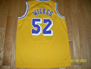 Los Angeles Lakers Jamaal Wilkes #52 Promo Basketball Jersey Mens Size XL - Picture 1 of 2