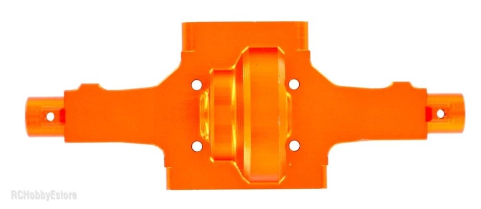 180014 FRONT GEAR BOX (SHELL ONLY) ALUMINIUM ORANGE 1/10 ELECTRIC ROCK CRAWLER - Image 1 of 1