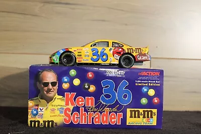 Action Diecast Nascar KEN SCHRADER #36 M&M’S -  BANK - 2001 GRAND PRIX Limited  - Image 1 of 4