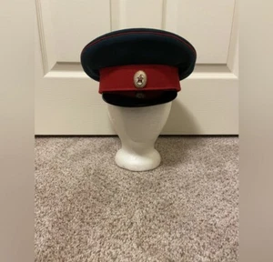 RUSSIAN USSR SOVIET MILITARY UNIFORM VISOR HAT Vintage - Picture 1 of 6