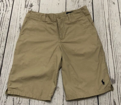 Polo Ralph Lauren Youth Boy’s  Shorts Khaki Chino Flat Front Size 12 - Image 1 of 4