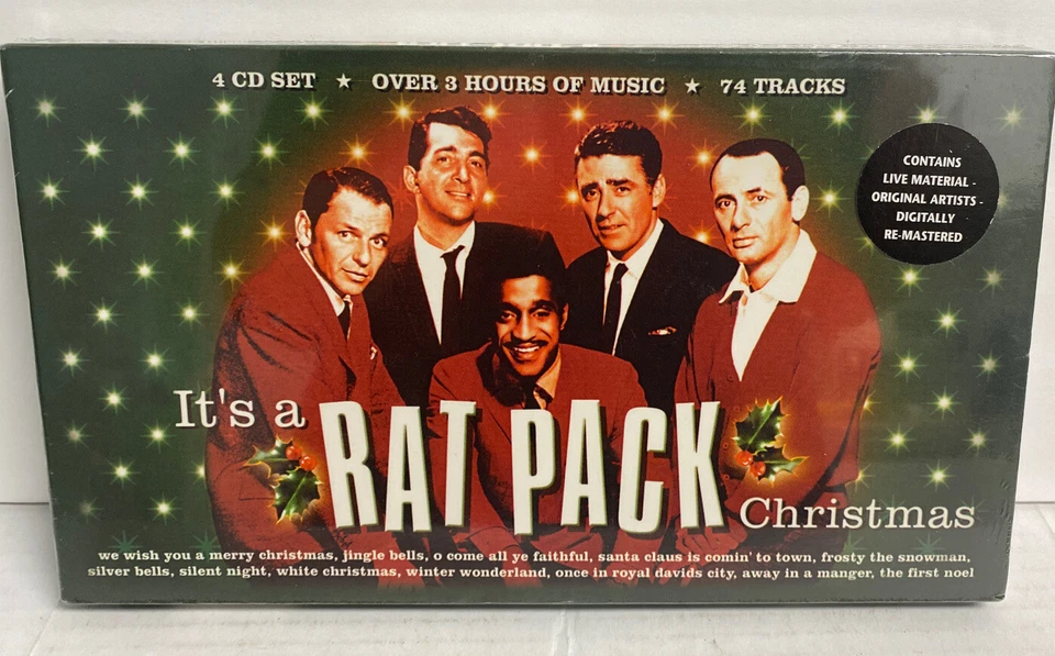 It’s a Rat Pack Christmas 4 CD Set 3 Hours of Music 74 Tracks