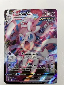 Pokémon Sylveon Vmax 75/203 Ultra Rare Full Art EVOLVING SKIES PACK FRESH - Picture 1 of 9