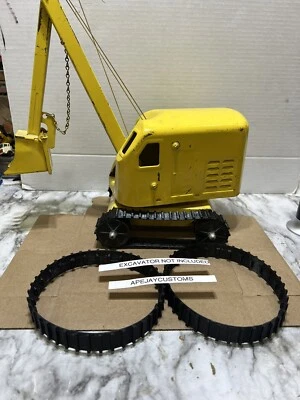 1 set of tracks Structo Steam shovel , Drag line, Excavator ribbed (TRACKS ONLY) - Image 1 of 4