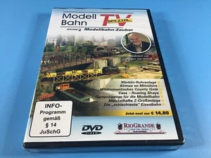 Modellbahn Spezial 2 - Modellbahn-Zauber - DVD Dokumentation - Info Programm - Bild 1 von 2