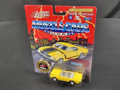 Johnny Lightning Muscle Cars U.S.A. Yellow 1965 GTO Convertible 1:64 Scale NIP - Image 1 of 4