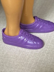 Vintage 80’s 90’s Ken Barbie Doll Purple Sneaker Tennisschuhe Schnürschuhe Thailand - Bild 1 von 6
