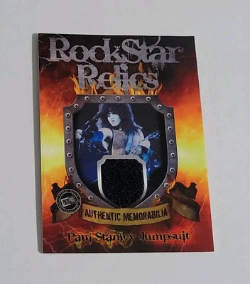 2009 Press Pass KISS 360°  PAUL STANLEY ROCK STAR RELICS JUMPSUIT SWATCH #RR-PS3 - Image 1 of 2