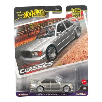 Hot Wheels Premium Modern Classics Mercedes-Benz 190 E 2.5-16 Evolution II 1:64 - Image 1 of 2