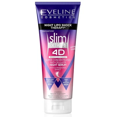 Eveline Cosmetics Slim Extreme 4D Professional Cellulite Serum Guarana 250 ml - Bild 1 von 4