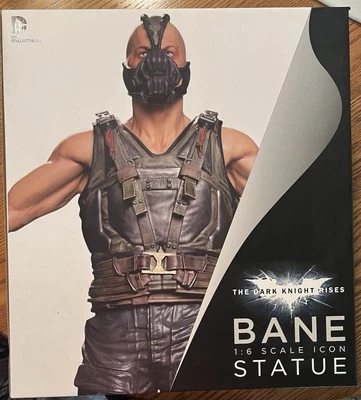 DC Collectibles Caballero Oscuro Rises Bane Escala 1:6 Icono Estatua Caja Menor Desgaste Foto 1 de 4