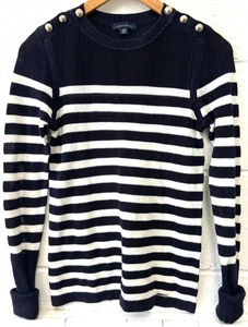 Tommy Hilfiger, Striped Jumper, Women's UK XS - Picture 1 of 6